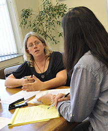 Lynette Parker With Student