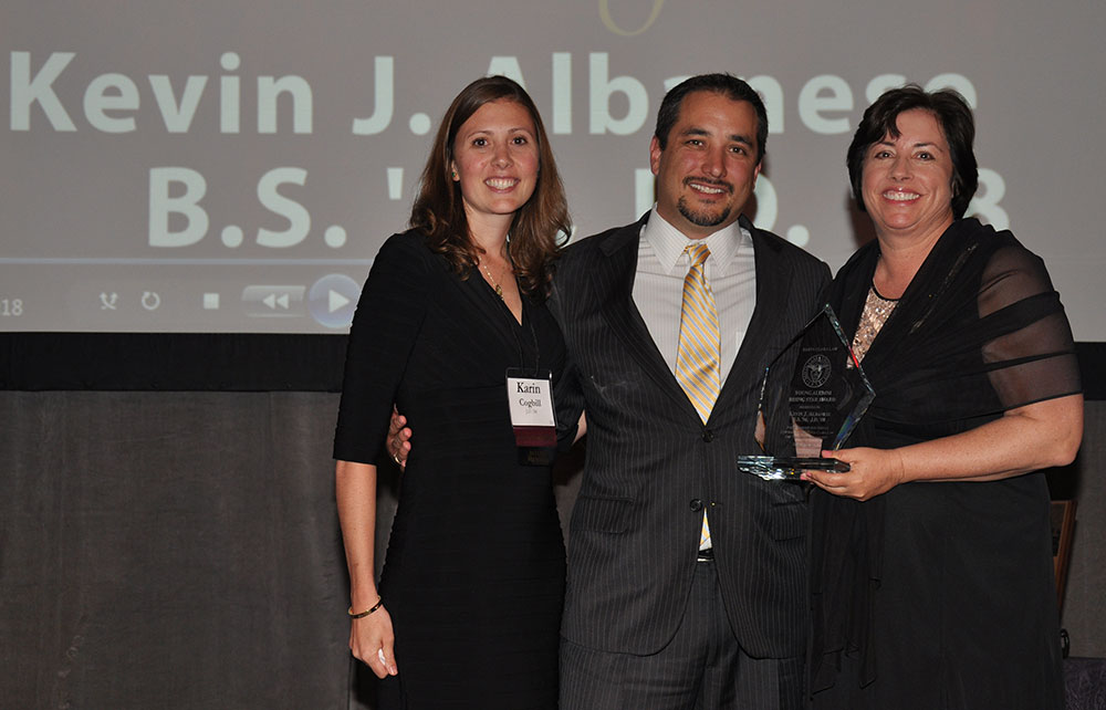 Karin Frenza Cogbill, Kevin J. Albanese, Dean Lisa Kloppenber