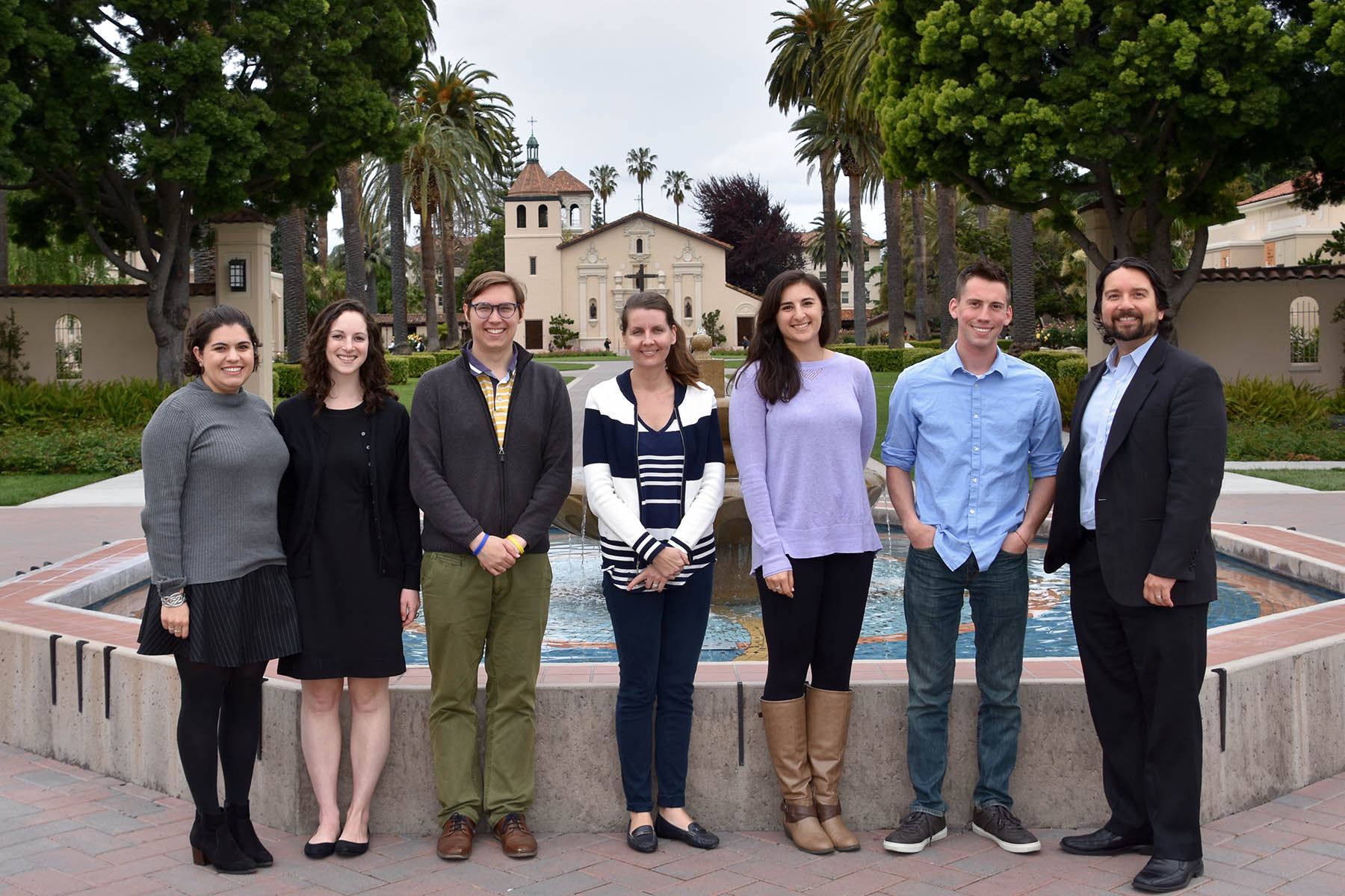 Spring 2017 IHRC Students with IHRC Director Francisco Rivera