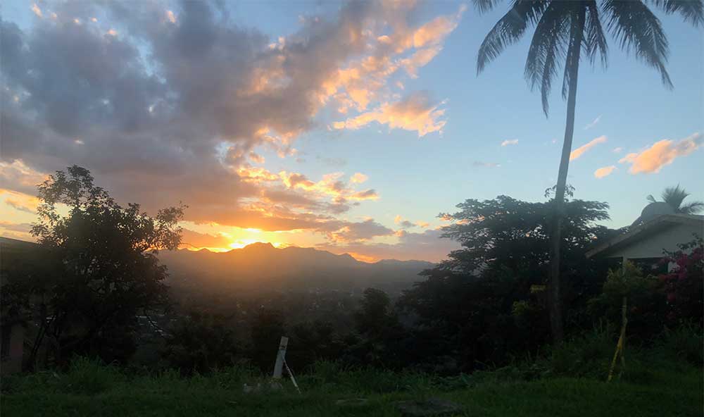 Fiji sunset