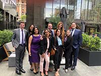 L to R: Cody Casper, Mide Oladipupo, Nazia Chandiwalla, Adriana Rodriguez, Jeremy Evans, Nina Huynh, Cosette Cornwell, Cynthia Yuan, and Robert Quiles.